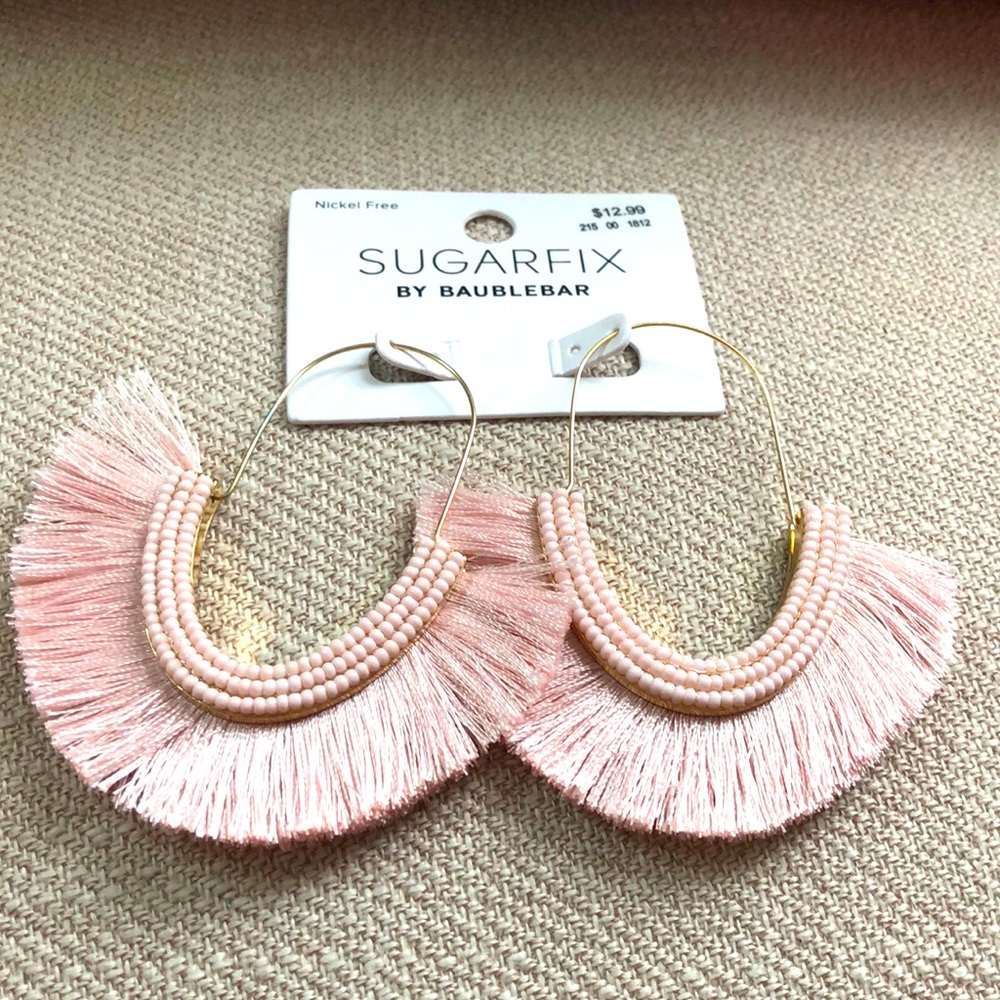 Sugarfix Baublebar tassel fringe earrings